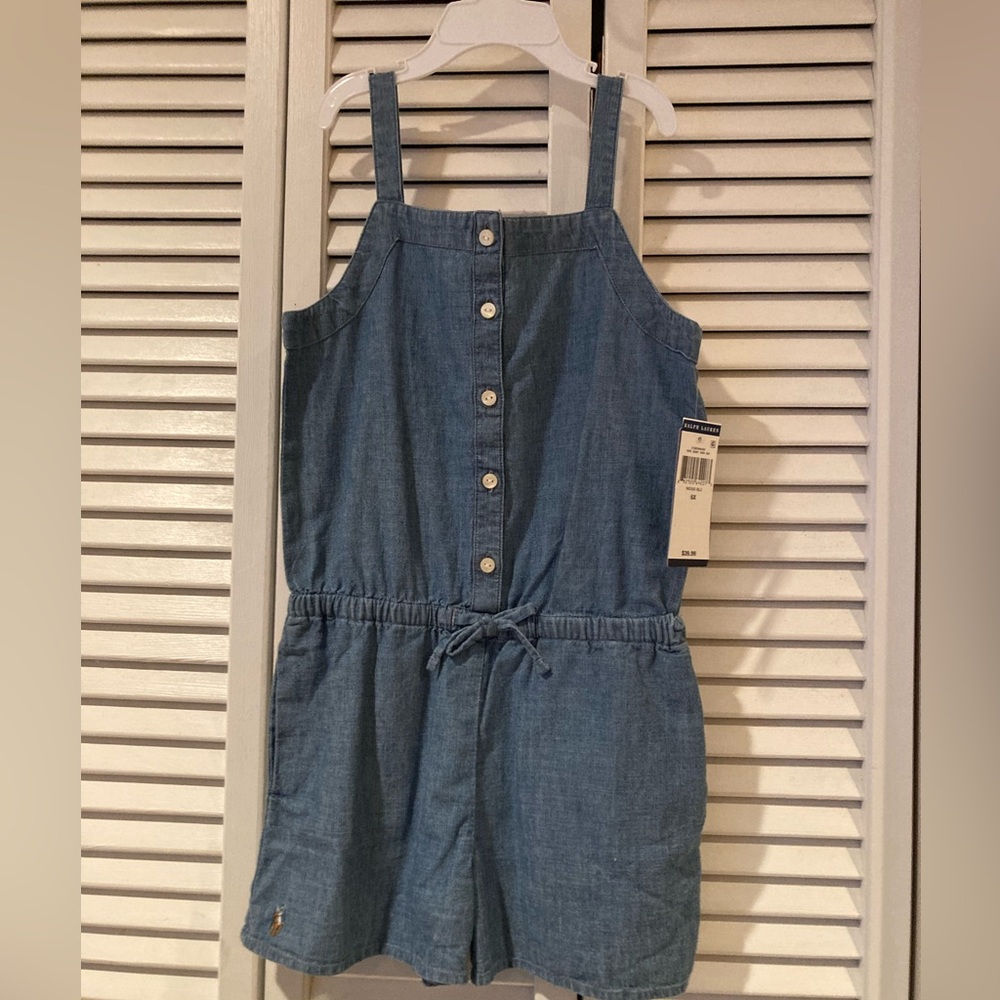 Ralph Lauren Polo Denim Romper